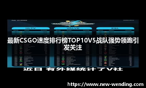 最新CSGO速度排行榜TOP10V5战队强势领跑引发关注